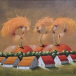 Umetnička slika Trojka slikar Janoš Mesaroš – tehnika ulje na platnu, kombinovana tehnika – format slike sa ramom 71×91 cm – bez rama 50×70 cm – Cena umetničke slike 212400 dinara – izgled slike bez rama – nastala 2025. godine Umetnička slika Trojka slikar Janoš Mesaroš – tehnika ulje na platnu, kombinovana tehnika – format slike sa ramom 71×91 cm – bez rama 50×70 cm – Cena umetničke slike 212400 dinara – izgled slike bez rama – nastala 2025. godine