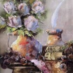 Umetnička slika Vaza sa cvećem – slikar Dejan Slepčević, tehnika slikanja ulje na platnu – luksuzno uramljena – format slike sa ramom 63×53 cm, bez rama 40×30 cm – cena umetničke slike 33.040 dinara – izgled slike bez rama Umetnička slika Vaza sa cvećem – slikar Dejan Slepčević, tehnika slikanja ulje na platnu – luksuzno uramljena – format slike sa ramom 63×53 cm, bez rama 40×30 cm – cena umetničke slike 33.040 dinara – izgled slike bez rama