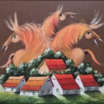 Umetnička slika Čuvarkuća I – slikar Janoš Mesaroš – tehnika slikanja kombinovana pastel–ulje – format slike bez rama 40×50 cm, sa ramom 48×58 cm – cena umetničke slike 70.800 dinara – luksuzno uramljena – sertifikat – izgled slike bez rama Umetnička slika Čuvarkuća I – slikar Janoš Mesaroš – tehnika slikanja kombinovana pastel–ulje – format slike bez rama 40×50 cm, sa ramom 48×58 cm – cena umetničke slike 70.800 dinara – luksuzno uramljena – sertifikat – izgled slike bez rama