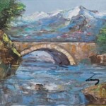 Umetnička slika Most – slikar Ivan Vanja Milanović – tehnika slikanja ulje na platnu – format slike bez rama 40×50 cm, sa ramom 51×61 cm – cena umetničke slike 17.700 dinara – sertifikat – izgled slike bez rama Umetnička slika Most – slikar Ivan Vanja Milanović – tehnika slikanja ulje na platnu – format slike bez rama 40×50 cm, sa ramom 51×61 cm – cena umetničke slike 17.700 dinara – sertifikat – izgled slike bez rama