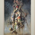 Umetnička slika Bratstvo doušnika – slikar Goran Mitrović – tehnika slikanja digitalna kombinovana sa dodatim aplikacijama i islikanim detaljima uljanom bojom – unikat slika – format slike bez rama 40×28 cm, sa ramom 63×51 cm – cena umetničke slike 38.940 dinara – sertifikat – izgled slike bez rama Umetnička slika Bratstvo doušnika – slikar Goran Mitrović – tehnika slikanja digitalna kombinovana sa dodatim aplikacijama i islikanim detaljima uljanom bojom – unikat slika – format slike bez rama 40×28 cm, sa ramom 63×51 cm – cena umetničke slike 38.940 dinara – sertifikat – izgled slike bez rama