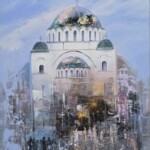 Umetnička slika Hram Svetog Save 2 slikar Dejan Slepčević – tehnika slikanja ulje na platnu – luksuzno uramljena – format slike bez rama 40×30 cm, sa ramom 57×47 cm – sertifikat – cena umetničke slike 37.760 dinara – izgled slike bez rama Umetnička slika Hram Svetog Save 2 slikar Dejan Slepčević – tehnika slikanja ulje na platnu – luksuzno uramljena – format slike bez rama 40×30 cm, sa ramom 57×47 cm – sertifikat – cena umetničke slike 37.760 dinara – izgled slike bez rama