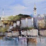 Umetnička slika – slikar Dejan Slepčević – Moj Beograd – tehnika slikanja: ulje na platnu – format slike sa ramom 52×67 cm – bez rama 50×35 cm – Cena umetničke slike: 44.840 dinara – luksuzno uramljena i sa sertifikatom autentičnosti – prikaz izgleda slike bez rama Umetnička slika – slikar Dejan Slepčević – Moj Beograd – tehnika slikanja: ulje na platnu – format slike sa ramom 52×67 cm – bez rama 50×35 cm – Cena umetničke slike: 44.840 dinara – luksuzno uramljena i sa sertifikatom autentičnosti – prikaz izgleda slike bez rama