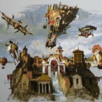 Umetnička slika Nebeski hram slikar Goran Mitrović - tehnika digitalna kombinovana tehnika sa dodatim aplikacijama i islikanim detaljima uljanom bojom - format slike sa ramom 62x80 cm - bez rama 42x60 cm - unikat slika sa sertifikatom - Cena umetničke slike 49560 dinara - izgled slike bez rama Umetnička slika Nebeski hram slikar Goran Mitrović - tehnika digitalna kombinovana tehnika sa dodatim aplikacijama i islikanim detaljima uljanom bojom - format slike sa ramom 62x80 cm - bez rama 42x60 cm - unikat slika sa sertifikatom - Cena umetničke slike 49560 dinara - izgled slike bez rama