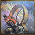Umetnička slika Motor slikar Ivan Vanja Milanović - tehnika ulje na platnu - bez rama 100x100 cm - Cena umetničke slike 38940 dinara Umetnička slika Motor slikar Ivan Vanja Milanović - tehnika ulje na platnu - bez rama 100x100 cm - Cena umetničke slike 38940 dinara