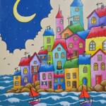 Umetnička slika Na moru II slikarka Tijana Lazić - tehnika akril na platnu - bez rama 50x40 cm - Cena umetničke slike 11800 dinara - izgled slike bez rama Umetnička slika Na moru II slikarka Tijana Lazić - tehnika akril na platnu - bez rama 50x40 cm - Cena umetničke slike 11800 dinara - izgled slike bez rama