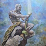 Umetnička slika Orfej slikar Ivan Vanja Milanović - tehnika ulje na platnu - bez rama 100x100 cm - Cena umetničke slike 38940 dinara Umetnička slika Orfej slikar Ivan Vanja Milanović - tehnika ulje na platnu - bez rama 100x100 cm - Cena umetničke slike 38940 dinara