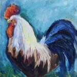 Umetnička slika Pevac 1 slikarka Vesna Cvetkov - tehnika ulje na kartonu - format slike sa ramom 37x31 cm - bez rama 24x18 cm - Cena umetničke slike 8260 dinara - izgled slike bez rama Umetnička slika Pevac 1 slikarka Vesna Cvetkov - tehnika ulje na kartonu - format slike sa ramom 37x31 cm - bez rama 24x18 cm - Cena umetničke slike 8260 dinara - izgled slike bez rama