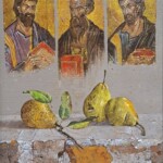 Umetnička slika Svetitelji iz Hilandara slikar Milan Miletić - tehnika ulje na platnu - format slike sa ramom 51x46 cm - bez rama 35x30 cm - Cena umetničke slike 94400 dinara - izgled slike bez rama Umetnička slika Svetitelji iz Hilandara slikar Milan Miletić - tehnika ulje na platnu - format slike sa ramom 51x46 cm - bez rama 35x30 cm - Cena umetničke slike 94400 dinara - izgled slike bez rama