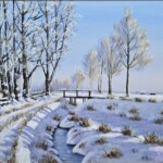 Umetnička slika Zimski potok slikar Aleksandar Injac - tehnika ulje na platnu - format slike sa ramom 64x74 cm - bez rama 40x50 cm - Cena umetničke slike 23600 dinara - izgled slike bez rama Umetnička slika Zimski potok slikar Aleksandar Injac - tehnika ulje na platnu - format slike sa ramom 64x74 cm - bez rama 40x50 cm - Cena umetničke slike 23600 dinara - izgled slike bez rama