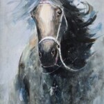 Umetnička slika Konj 22 slikar Dragan Tasić - tehnika akril na platnu kaširano na kartonu - format slike sa ramom 52x42 cm - bez rama 40x30 cm - Cena umetničke slike 11210 dinara - izgled slike bez rama Umetnička slika Konj 22 slikar Dragan Tasić - tehnika akril na platnu kaširano na kartonu - format slike sa ramom 52x42 cm - bez rama 40x30 cm - Cena umetničke slike 11210 dinara - izgled slike bez rama