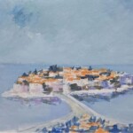 Umetnička slika More 16 slikar Dragan Tasić- tehnika akril na platnu kaširano na kartonu - veličina slike bez rama 40x50 cm - sa ramom 51x61 cm - cena umetničke slike 14160 dinara - izgled slike bez rama