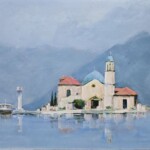 Umetnička slika More 18 slikar Dragan Tasić- tehnika akril na platnu kaširano na kartonu - veličina slike bez rama 50x60 cm - sa ramom 60x70 cm - cena umetničke slike 17700 dinara - izgled slike bez rama