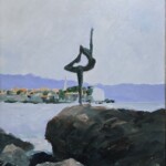 Umetnička slika More 19 slikar Dragan Tasić- tehnika akril na platnu kaširano na kartonu - veličina slike bez rama 60x50 cm - sa ramom 70x60 cm - cena umetničke slike 17700 dinara - izgled slike bez rama