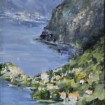 Umetnička slika More 8 slikar Dragan Tasić - tehnika akril na platnu kaširano na kartonu - format slike sa ramom 41x31 cm - bez rama 30x20 cm - Cena umetničke slike 8850 dinara - izgled slike bez rama