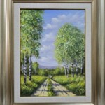 Umetnička slika Letnji put 1 slikar Aleksandar Injac- tehnika ulje na platnu - veličina slike bez rama 40x30 cm - sa ramom 59x49 cm - cena umetničke slike 17700 dinara - izgled slike sa ramom Umetnička slika Letnji put 1 slikar Aleksandar Injac- tehnika ulje na platnu - veličina slike bez rama 40x30 cm - sa ramom 59x49 cm - cena umetničke slike 17700 dinara - izgled slike sa ramom