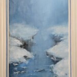 Umetnička slika Plavetnilo slikar Dragan Tasić- tehnika akril na lesonitu - veličina slike bez rama 80x60 cm - sa ramom 95x75 cm - cena umetničke slike 38940 dinara - izgled slike sa ramom