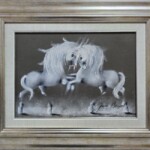 Umetnička slika Sivo belo srce IV slikar Janoš Mesaroš- tehnika kombinovana tehnika lak pastel - veličina slike bez rama 25x35 cm - sa ramom 44x54 cm - cena umetničke slike 35400 dinara - izgled slike sa ramom Umetnička slika Sivo belo srce IV slikar Janoš Mesaroš- tehnika kombinovana tehnika lak pastel - veličina slike bez rama 25x35 cm - sa ramom 44x54 cm - cena umetničke slike 35400 dinara - izgled slike sa ramom