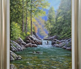 Umetnička slika Šumska priča slikar Jadran Đukić- tehnika ulje na platnu - veličina slike bez rama 80x60 cm - sa ramom 99x79 cm - cena umetničke slike 53100 dinara - izgled slike sa ramom Umetnička slika Šumska priča slikar Jadran Đukić- tehnika ulje na platnu - veličina slike bez rama 80x60 cm - sa ramom 99x79 cm - cena umetničke slike 53100 dinara - izgled slike sa ramom