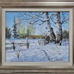 Umetnička slika Zimska idila 3 slikar Staniša Stojiljković Nite- tehnika ulje na platnu - veličina slike bez rama 40x50 cm - sa ramom 59x69 cm - cena umetničke slike 62540 dinara - izgled slike sa ramom Umetnička slika Zimska idila 3 slikar Staniša Stojiljković Nite- tehnika ulje na platnu - veličina slike bez rama 40x50 cm - sa ramom 59x69 cm - cena umetničke slike 62540 dinara - izgled slike sa ramom