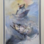 Umetnička slika Ribar slikar Braca Đurković- tehnika akril ulje na platnu od jute - veličina slike bez rama 60x80 cm - sa ramom 78x98 cm - cena umetničke slike 177000 dinara - izgled slike sa ramom Umetnička slika Ribar slikar Braca Đurković- tehnika akril ulje na platnu od jute - veličina slike bez rama 60x80 cm - sa ramom 78x98 cm - cena umetničke slike 177000 dinara - izgled slike sa ramom