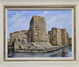 Umetnička slika Smederevo tvrđava slikar Jadran Đukić- tehnika ulje na platnu - veličina slike bez rama 30x40 cm - sa ramom 40x50 cm - cena umetničke slike 16520 dinara - izgled slike sa ramom Umetnička slika Smederevo tvrđava slikar Jadran Đukić- tehnika ulje na platnu - veličina slike bez rama 30x40 cm - sa ramom 40x50 cm - cena umetničke slike 16520 dinara - izgled slike sa ramom