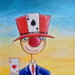 Umetnička slika Kartaroš slikar Tijana Lazić- tehnika akril na platnu - veličina slike bez rama 30x25 cm - cena umetničke slike 7080 dinara - izgled slike bez rama Umetnička slika Kartaroš slikar Tijana Lazić- tehnika akril na platnu - veličina slike bez rama 30x25 cm - cena umetničke slike 7080 dinara - izgled slike bez rama