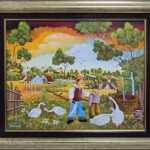 Umetnička slika Leto slikar Juraj Lavroš- Naiva Kovačica - tehnika ulje na platnu - veličina slike bez rama 40x50 cm - sa ramom 53x63 cm - cena umetničke slike 70800 dinara - izgled slike sa ramom. Umetnička slika Leto slikar Juraj Lavroš- Naiva Kovačica - tehnika ulje na platnu - veličina slike bez rama 40x50 cm - sa ramom 53x63 cm - cena umetničke slike 70800 dinara - izgled slike sa ramom.