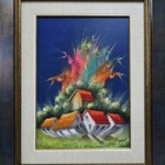 Umetnička slika Vremeplov VI slikar Janoš Mesaroš- tehnika kombinovana tehnika lak pastel - veličina slike bez rama 35x25 cm - sa ramom 53x43 cm - cena umetničke slike 35400 dinara - izgled slike sa ramom. Umetnička slika Vremeplov VI slikar Janoš Mesaroš- tehnika kombinovana tehnika lak pastel - veličina slike bez rama 35x25 cm - sa ramom 53x43 cm - cena umetničke slike 35400 dinara - izgled slike sa ramom.