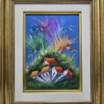 Umetnička slika Vremeplov V slikar Janoš Mesaroš- tehnika kombinovana tehnika lak pastel - veličina slike bez rama 35x25 cm - sa ramom 55x45 cm - cena umetničke slike 47200 dinara - izgled slike sa ramom. Umetnička slika Vremeplov V slikar Janoš Mesaroš- tehnika kombinovana tehnika lak pastel - veličina slike bez rama 35x25 cm - sa ramom 55x45 cm - cena umetničke slike 47200 dinara - izgled slike sa ramom.