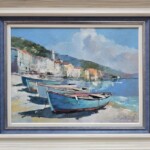 Umetnička slika Barke 6 slikar Branko Dimitrijević- tehnika ulje na platnu - veličina slike bez rama 30x40 cm - sa ramom 45x55 cm - cena umetničke slike 20060 dinara - izgled slike sa ramom. Umetnička slika Barke 6 slikar Branko Dimitrijević- tehnika ulje na platnu - veličina slike bez rama 30x40 cm - sa ramom 45x55 cm - cena umetničke slike 20060 dinara - izgled slike sa ramom.