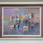 Umetnička slika Barke 7 slikar Branko Dimitrijević- tehnika ulje na platnu - veličina slike bez rama 30x40 cm - sa ramom 45x55 cm - cena umetničke slike 20060 dinara - izgled slike sa ramom. Umetnička slika Barke 7 slikar Branko Dimitrijević- tehnika ulje na platnu - veličina slike bez rama 30x40 cm - sa ramom 45x55 cm - cena umetničke slike 20060 dinara - izgled slike sa ramom.