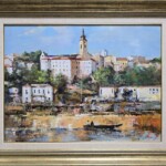 Umetnička slika Moj Beograd slikar Branko Dimitrijević- tehnika ulje na platnu - veličina slike bez rama 45x60 cm - sa ramom 62x76 cm - cena umetničke slike 50740 dinara - izgled slike sa ramom. Umetnička slika Moj Beograd slikar Branko Dimitrijević- tehnika ulje na platnu - veličina slike bez rama 45x60 cm - sa ramom 62x76 cm - cena umetničke slike 50740 dinara - izgled slike sa ramom.